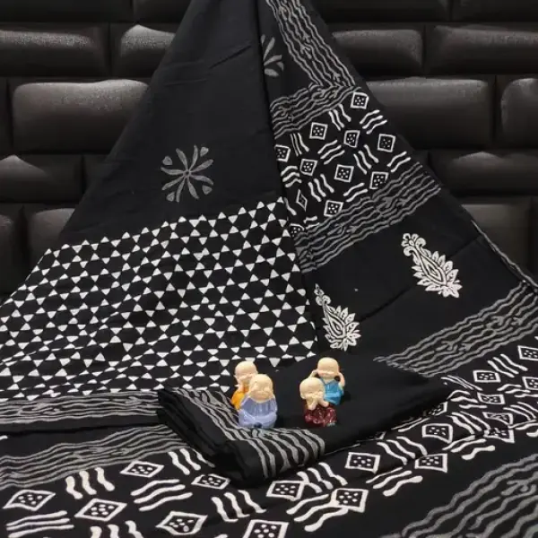 Jaipuri Printed Soft Cotton Saree