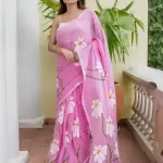 Cotton Linen Saree