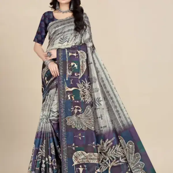Tussar Silk Saree