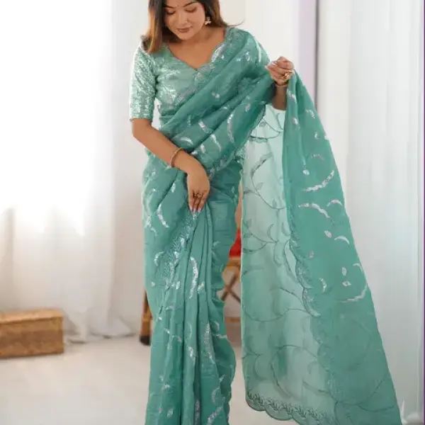 Tissue saree