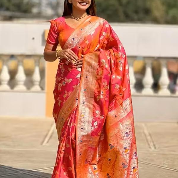 women silk saree
