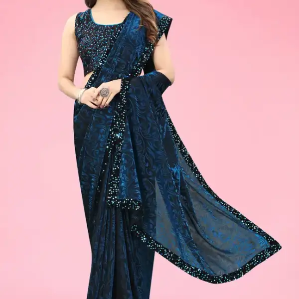 Lycra Blend Saree
