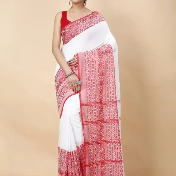 Cotton Blend Saree