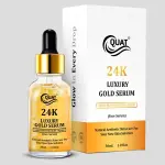 QUAT Golden Elegance – 24K Gold Infused Face Serum for Youthful Brilliance Men & Women  (30 ml)