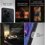 Lava O3 Pro (Glossy Black, 4 GB RAM, 128 GB Storage)| Bigger 6.56" HD+ Display | 50 MP AI Triple Rear Camera | 8 MP Front Camera| 5000 mAh Battery | 10W...