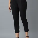 Black Cotton Trouser