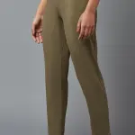Gray Cotton Lycra Jersy Pants