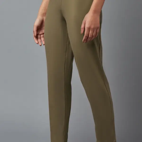 Gray Cotton Lycra Jersy Pants