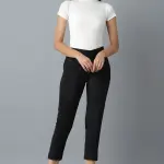 Black Cotton Trouser