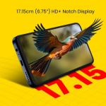Lava O3 (Glossy Blue, 3 GB RAM, 64 GB Storage) | Biggest 6.75" HD+ Display | 13MP AI Dual Rear Camera | 5000 mAh Battery | Secure Face Unlock |...