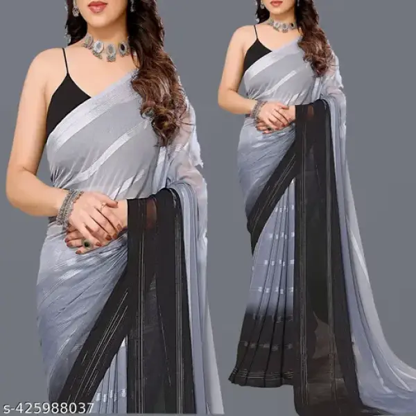 Radhya Sarees Women's Satin Saree