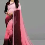 Women's Printed Saree With Blouse Piece