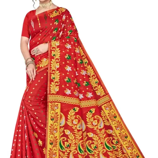Women's Cotton Silk Blend Saree