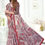 women crepe saree