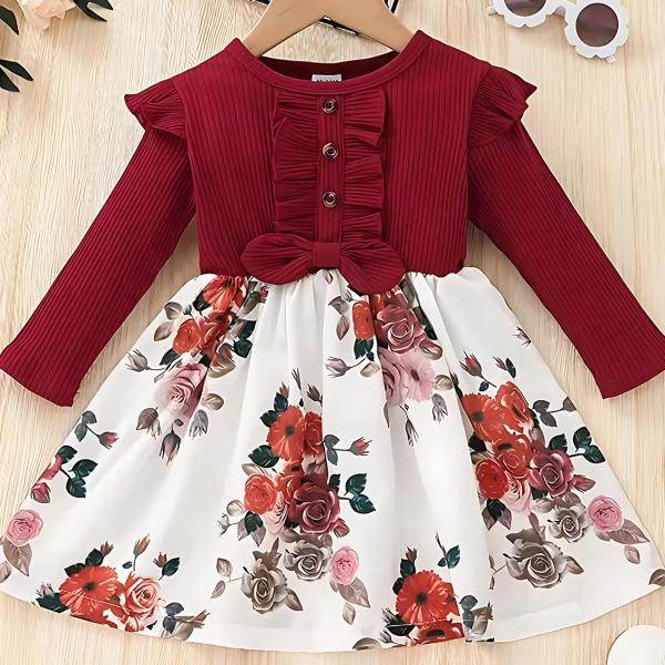  Party Wear long sleeves frock