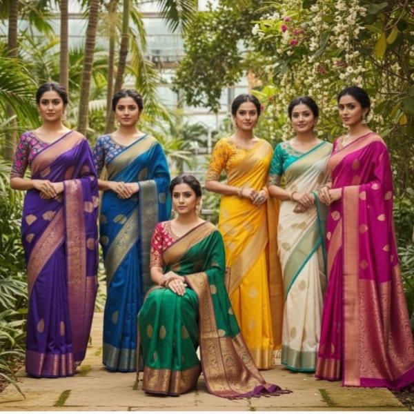 Women's DHARWAD   silk Saree