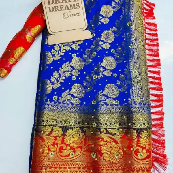 Women's Banarasi Balaton Silk Saree