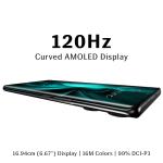 Lava Blaze Curve 5G (Glass Iron, 8GB LPDDR5 RAM, UFS 3.1 128GB Storage) | 120Hz Curved Amoled Display |2.6GHz Dimensity 7050 6nm Processor | 64 MP Primary Sony Sensor