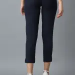 Navy Cotton Trouser