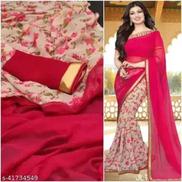 Daily wear Georgette fancy saree