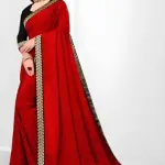 Party Wear Chiffon Saree