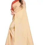 Viv Fashion Plain Bollywood Style Sana Silk Saree