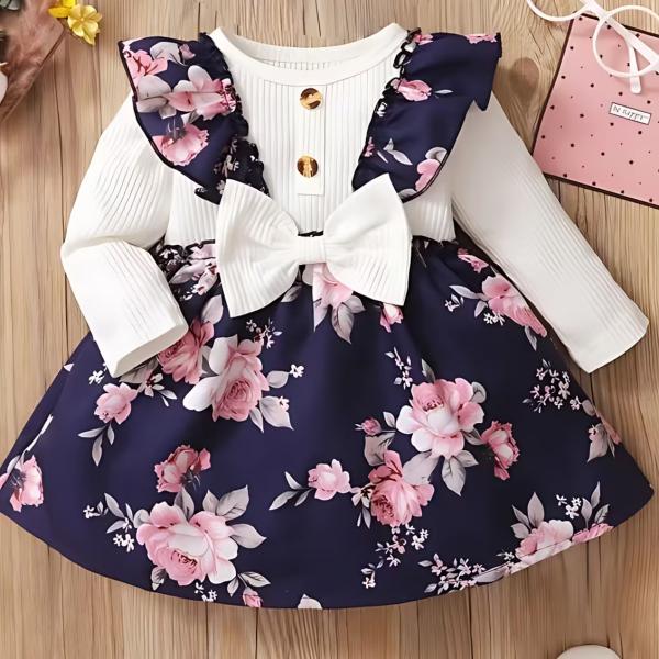  Party Wear long sleeves frock