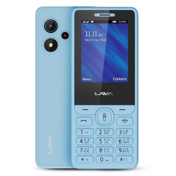 Lava A5 (2025) Dual SIM Keypad Mobile with 2.4'' Big Display | UPI Support, 1200mAh Battery | BOL Feature | Camera | Auto Call Recording | Glass...
