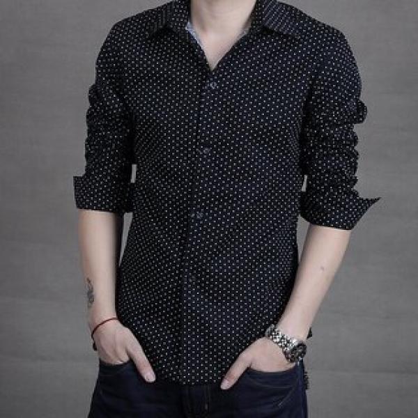 Black Regular Fit Casual Shirt for MenIdeal Specification