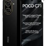POCO C71, Power Black (6GB, 128GB)