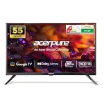 Acerpure 140 cm (55 inch) Swift Series UHD LED Smart Google TV AP55UG51ASFTD Model (Black)