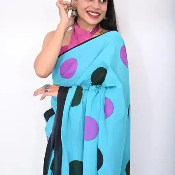  Latest Pure Cotton MULMUL Saree