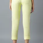 Yellow Cotton Trouser