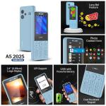 Lava A5 (2025) Dual SIM Keypad Mobile with 2.4'' Big Display | UPI Support, 1200mAh Battery | BOL Feature | Camera | Auto Call Recording | Glass...