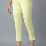 Yellow Cotton Trouser