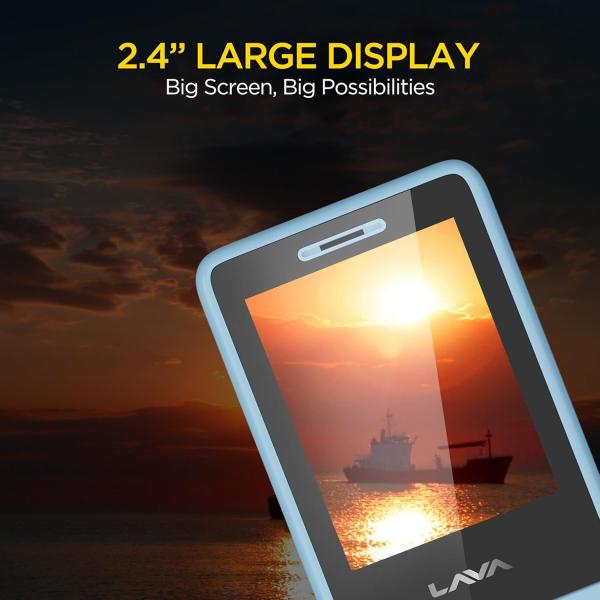 Lava A5 (2025) Dual SIM Keypad Mobile with 2.4'' Big Display | UPI Support, 1200mAh Battery | BOL Feature | Camera | Auto Call Recording | Glass...