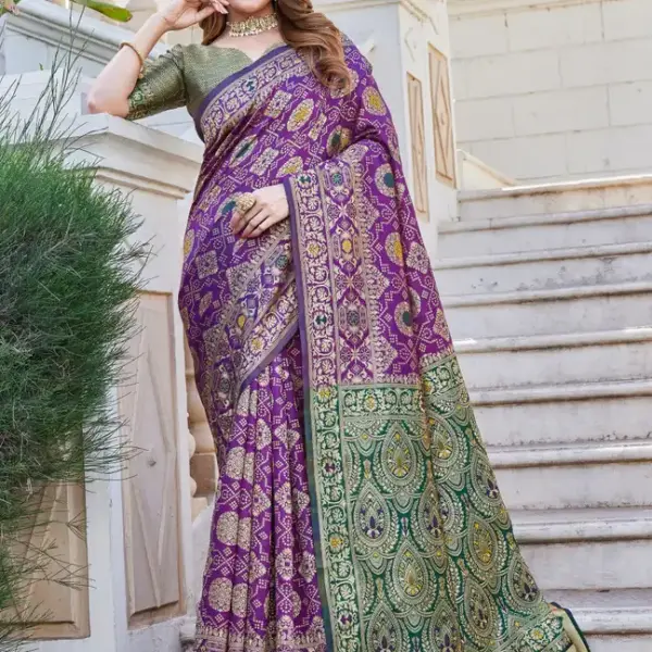 Cotton Silk Jacquard Saree
