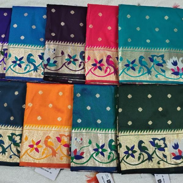 Women's Rajhuns  paithni  silk Saree