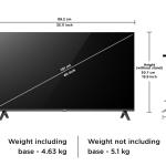 TCL 101 cms (40 inches) V5C Series Full HD Smart QLED TV Google TV 40V5C