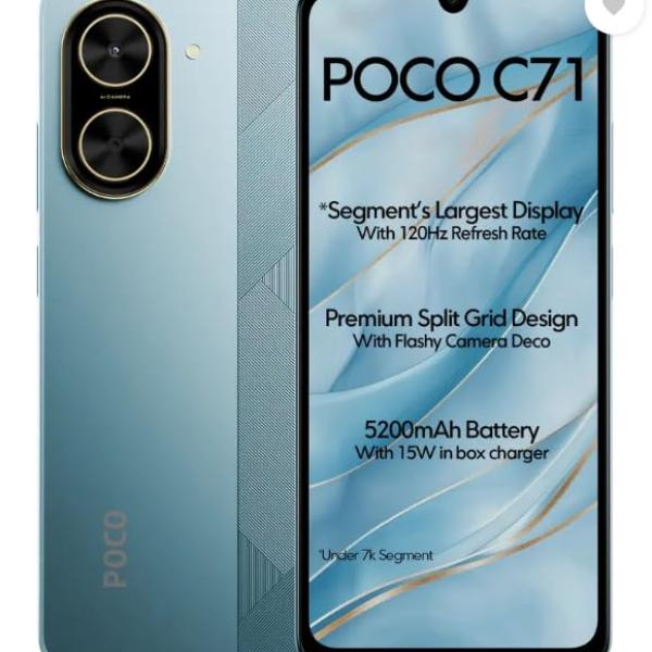 POCO C71, Cool Blue (6GB, 128GB)