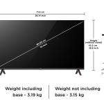 TCL 80 cms (32 inches) V5C Series Full HD Smart QLED Google TV 32V5C