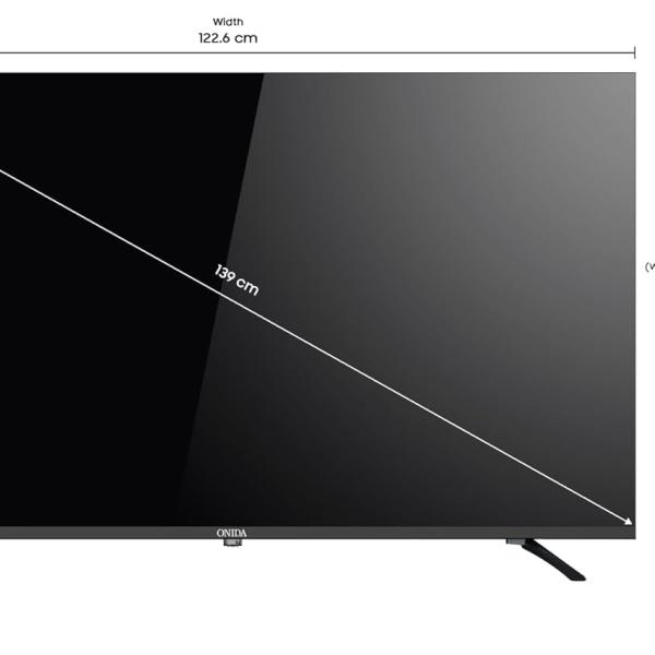 Onida 139 cm (55 inchs) Nexg Series 4K Ultra HD Smart QLED Mini LED Google TV MZ55MIN