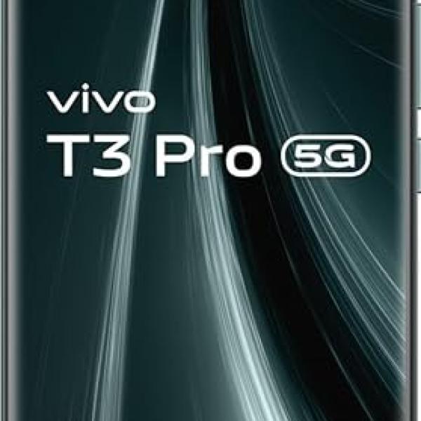 vivo T3 Pro 5G (Emerald Green, 8GB RAM+ 256GB Storage) | Snapdragon 7 Gen 3 Processor | 120Hz AMOLED Display | Dual Nano-SIM | 5500mAh Battery