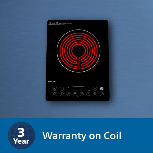 Philips HD4995/00 2100W Induction Cooktop With Soft Touch Panel