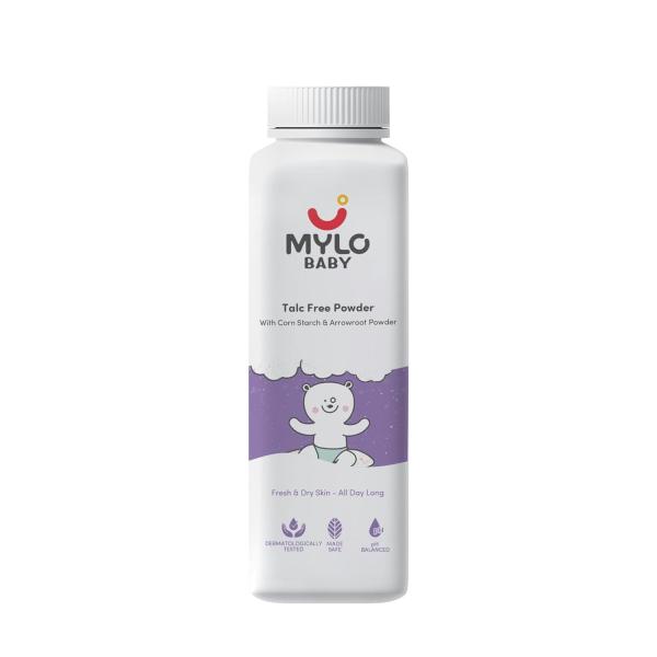 Mylo Care Talc-Free Baby Powder with Corn Starch