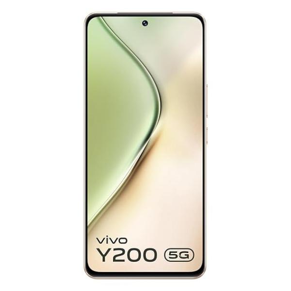Vivo Y200 5G (Desert Gold, 8GB RAM, 256GB Storage) with No Cost EMI/Additional Exchange Offers