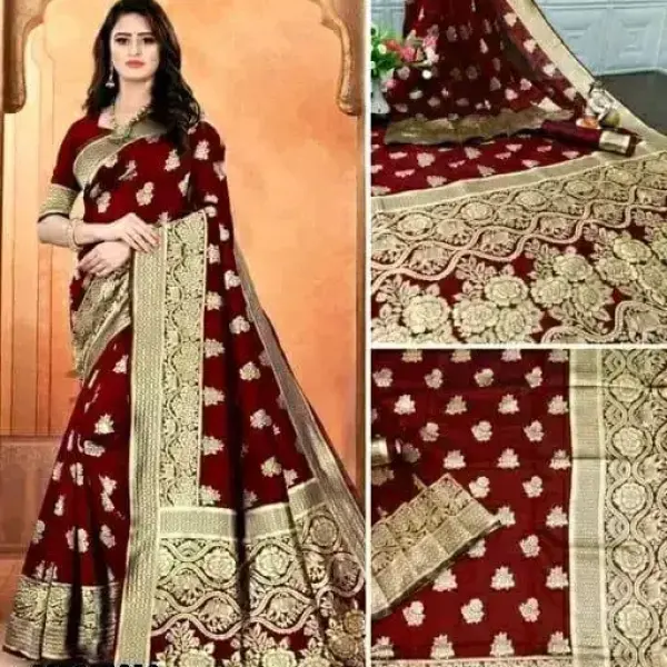  New design fancy bridal saree