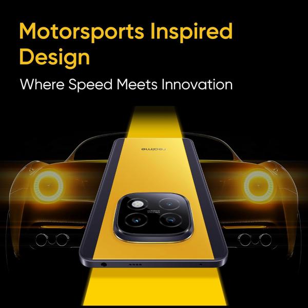 realme NARZO 70 Turbo 5G (Turbo Yellow,6GB RAM,128GB Storage) | Segment's Fastest Dimensity 7300 Energy 5G Chipset | Motorsports Inspired Design