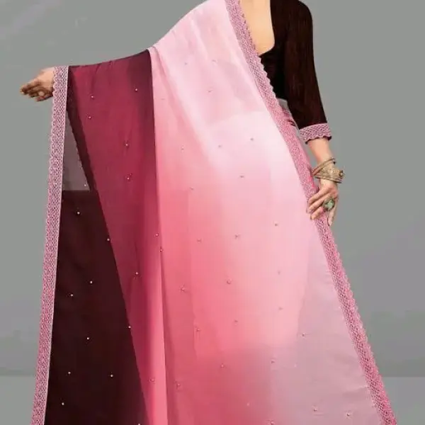 Women's Printed Saree With Blouse Piece