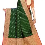  Banarasi Banarasi Silk Green Jacquard Saree